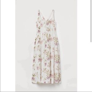 Brock Collection X H&M Floral Linen Blend Dress XXL